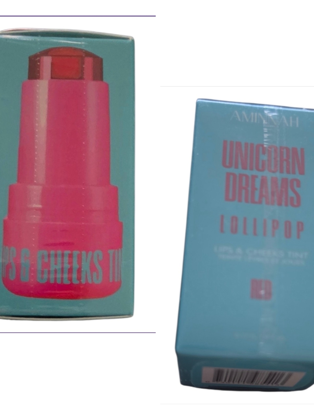 Aminaah Unicorn Dreams Lollipop Lips & Cheeks Tint - Pink